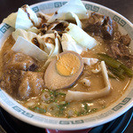 熊本ラーメン館 味千拉麺×桂花ラーメン - 「太肉麺」（900円）。贅沢なラーメンですばい。