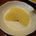 Cafe Salon de The OKA - サービスで頂いたりんごのコンポート