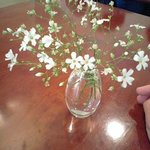 Cafe Salon de The OKA - テーブルの花