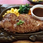 ステーキレストラン がんねん - 平成27年9月 Lサーロインステーキ220g1,598円(税込)