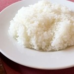 ステーキレストラン がんねん - 平成27年9月 ライス(ふつう盛り)　大盛りにしてもOK(価格変わらず)