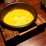 特製カレーつけ麺980円スープ