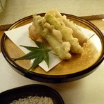 こころ - アスパラの天麩羅