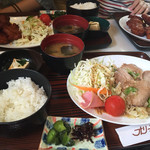 Ori-Bu - 豚の生姜焼き定食( ﻿˶﻿ˆ꒳ˆ˵﻿ )
