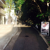 鉄板焼 みたき 桜坂 - この坂を登ったところにあります！
