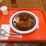 ライオンの卵 - オムライスハンバーグ