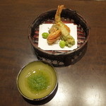 銀座 吉本 - 車海老の天ぷら