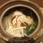 銀座 吉本 - 松茸と鱧の土瓶蒸し