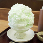 あんみつの深緑堂 - チョコミント(700円) チョコレート別添え