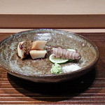 鮨 そら - あわび＆しゃこ