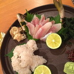 【鱧と鮎のお造り】