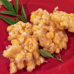 たらく うめ銀 - 【とうもろこしの天婦羅】