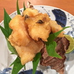 たらく うめ銀 - 【ツブ貝の天婦羅】