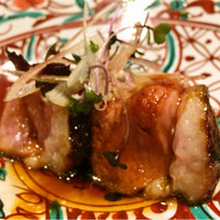 炭火割烹 白坂 - トロトロの茄子を包んで