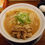 可成家 - 定番茶系徳島ラーメン(並）　￥６８０