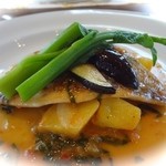 レ・セパージュ - 2015/9　本日の魚料理：小鯛のポワレ