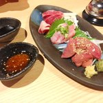 Sumibi Kushiyaki Raizu - つくり3種盛り
