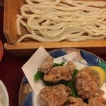 ばんどう太郎 - 塩から揚げとうどんのセット