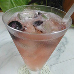 カフェ・ラパン - 自家製　ブルーベリー酢ソーダ