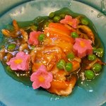 いわい - 桜海老とアスパラのカニあん
