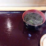 鮨處つの田 - 味噌汁