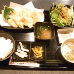 彩鶏だいにんぐ 氣DORI - 鶏天ぷら定食￥７８０（税込）☆♪