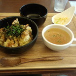 牡蠣市場 - 牡蠣天丼ランチ（９５０円）