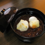 駄菓子屋笑話 - ぜんざい　もちろん北海道の小豆を使った手作りです。　310円