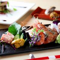 海人 - 以前、食べたコース料理の一部。宴会のコース料理なのに。手抜きが見当たらなかった。ヤバイですよ。