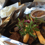 ワンルームカフェ - ビーフカットステーキランチ