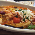 ワンルームカフェ - 豆と野菜のリゾット