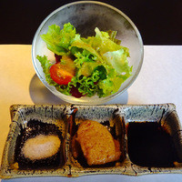 鉄板 松阪屋 - サラダとタレ