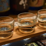居酒屋 遊膳 - 「播州地酒」姫路城名所飲み比べ 大手門セット