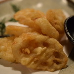 居酒屋 遊膳 - 姫路れんこん天ぷら