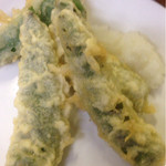 万願寺の天ぷら(300円)