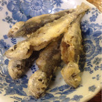 小あじの唐揚げ(300円)