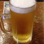 生ビール(サッポロ黒ラベル) 450円