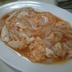 龍園 - ホルモン２人前（￥400×2）