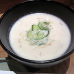 串駒房 - お通しの冷汁