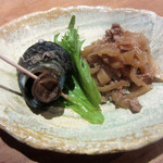 串駒房 - お通しの姫さざえ