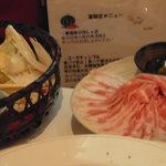 豚菜キッチン　絆 - 美湯豚のしゃぶしゃぶ