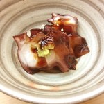鮨十 - 蛸桜煮。新米が欲しくなります❤︎ごはんが進むおつまみです。