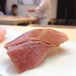 鮨十 - ¥15,000コースの握り鮨6貫の大トロ！幸せの時！