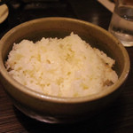 牛タン圭助 - 追加投入したごはん