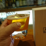 ポットスチル - チャーリー・チャップリン・・グラスのそこに富士山が見えます。