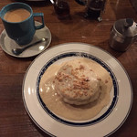 シマイロカフェ - マカダミアナッツパンケーキ