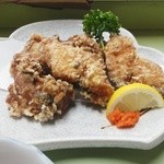 鯉とうなぎのまるます家 総本店 - ナマズの唐揚げ