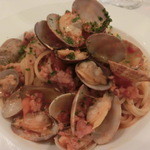 あさりといかのパスタ