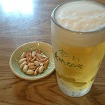 食べ処 わたなべ - 2015/09/16　12:30訪問　中生ビール￥560