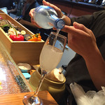 sushi処まんま天王寺 & HANARE - 日本酒、充実してます。